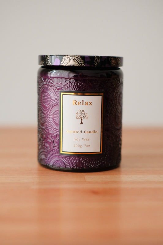 Vela aromática de sera de soja Relax