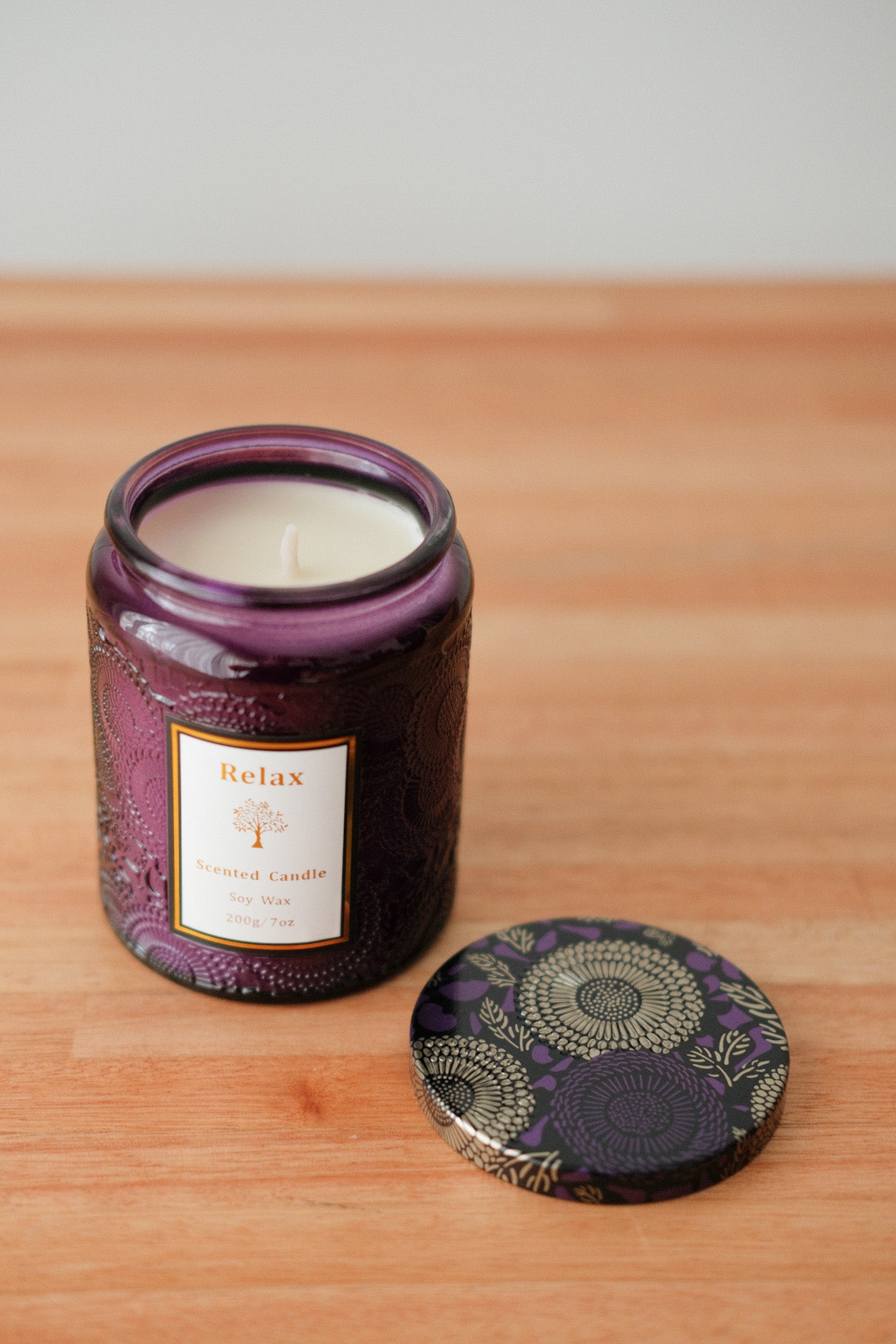 Vela aromática de sera de soja Relax